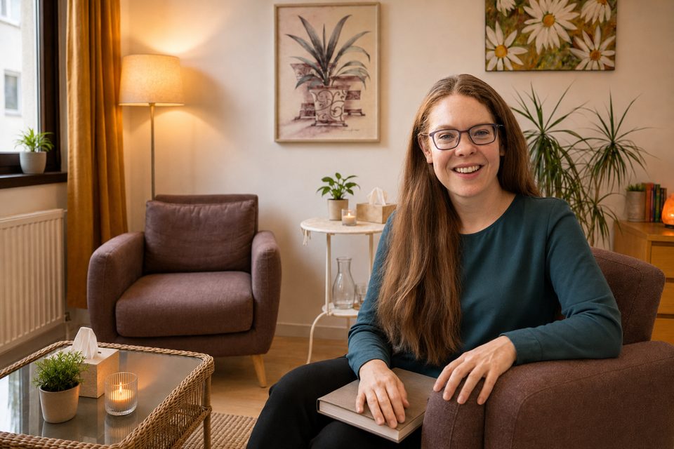 Dr. Melanie Zandler in ihrem Therapieraum in Innsbruck
